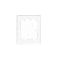 Wall art august navy blue