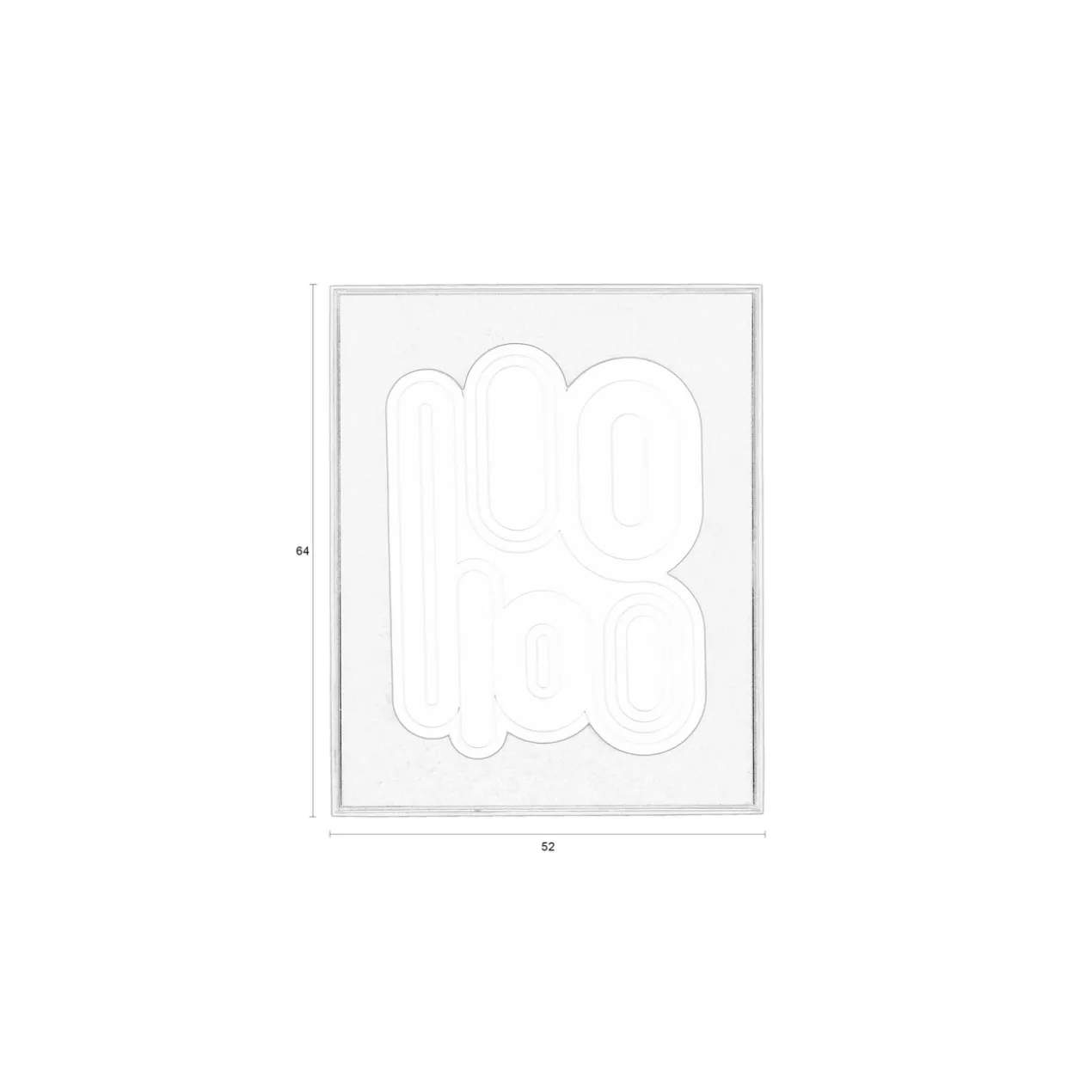 Wall art august navy blue