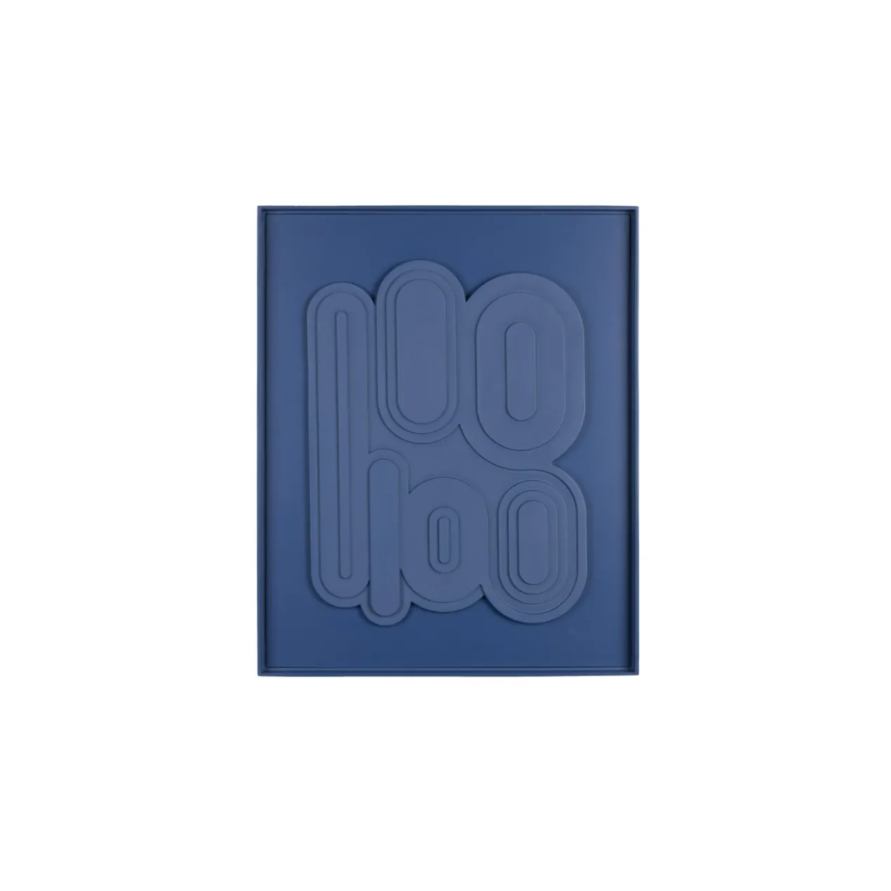 Wall art august navy blue