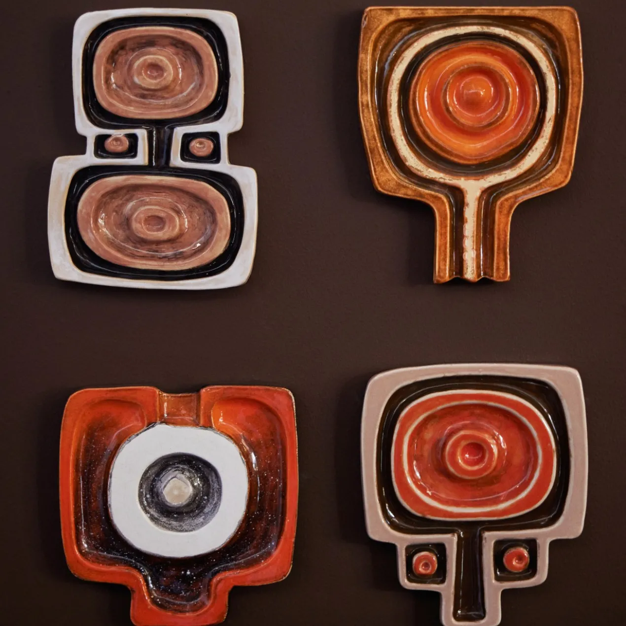 Wall art ceramic corsage