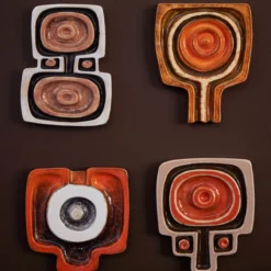 Wall art ceramic posy