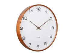 Wall clock Acento wood white