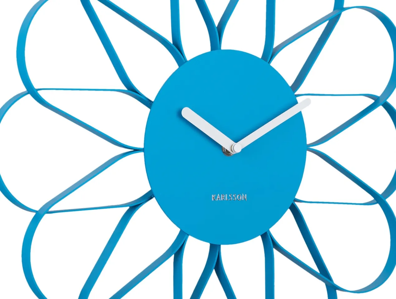 Wall clock Arkis iron bright blue