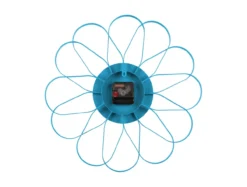 Wall clock Arkis iron bright blue