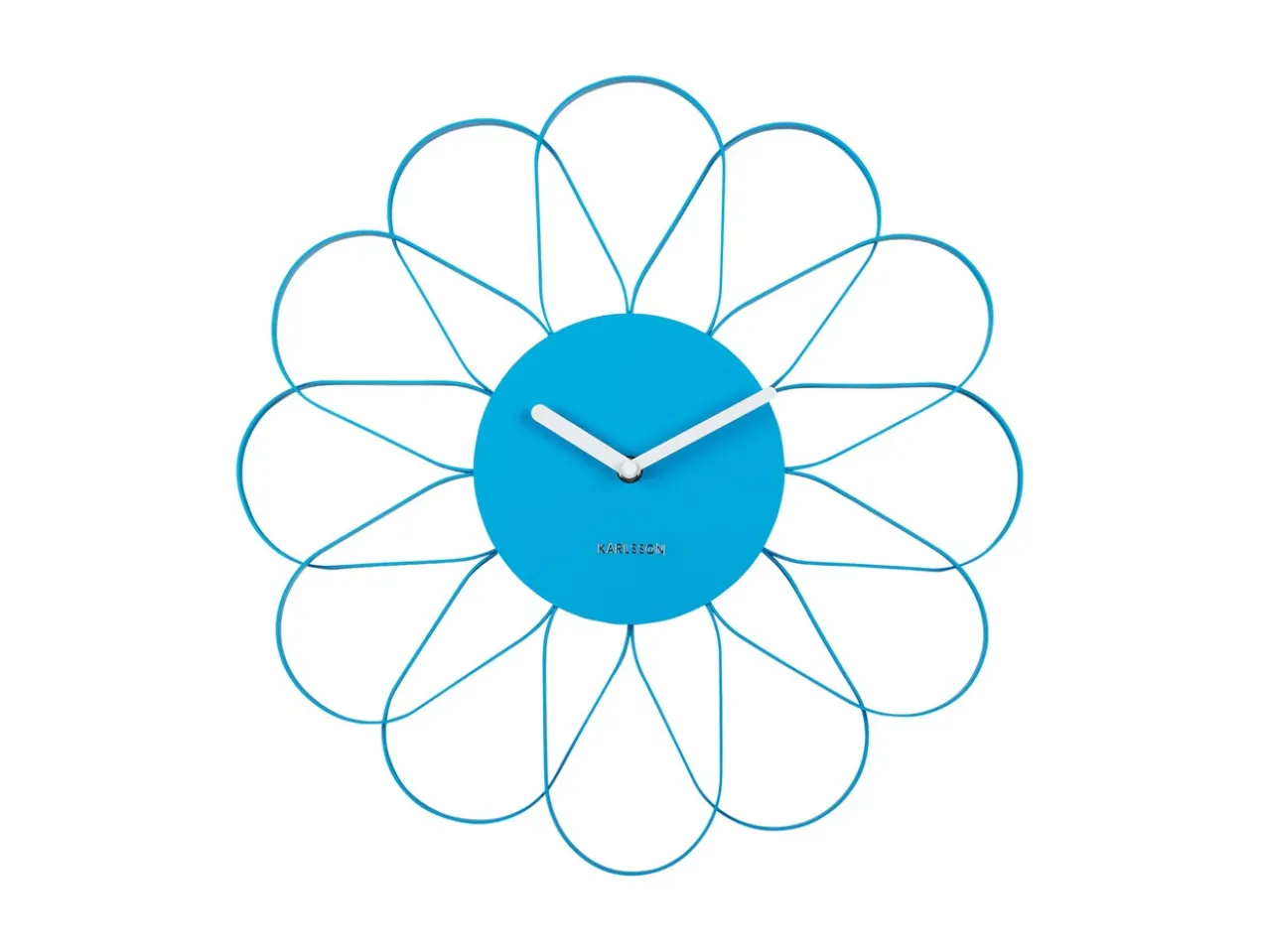 Wall clock Arkis iron bright blue