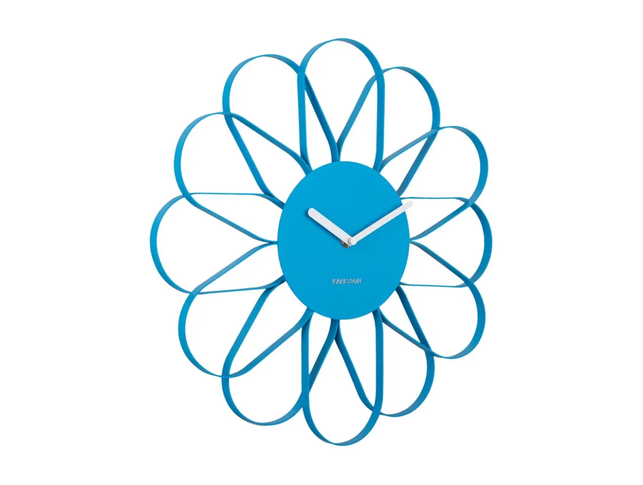Wall clock Arkis iron bright blue