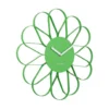 Wall clock Arkis iron bright green