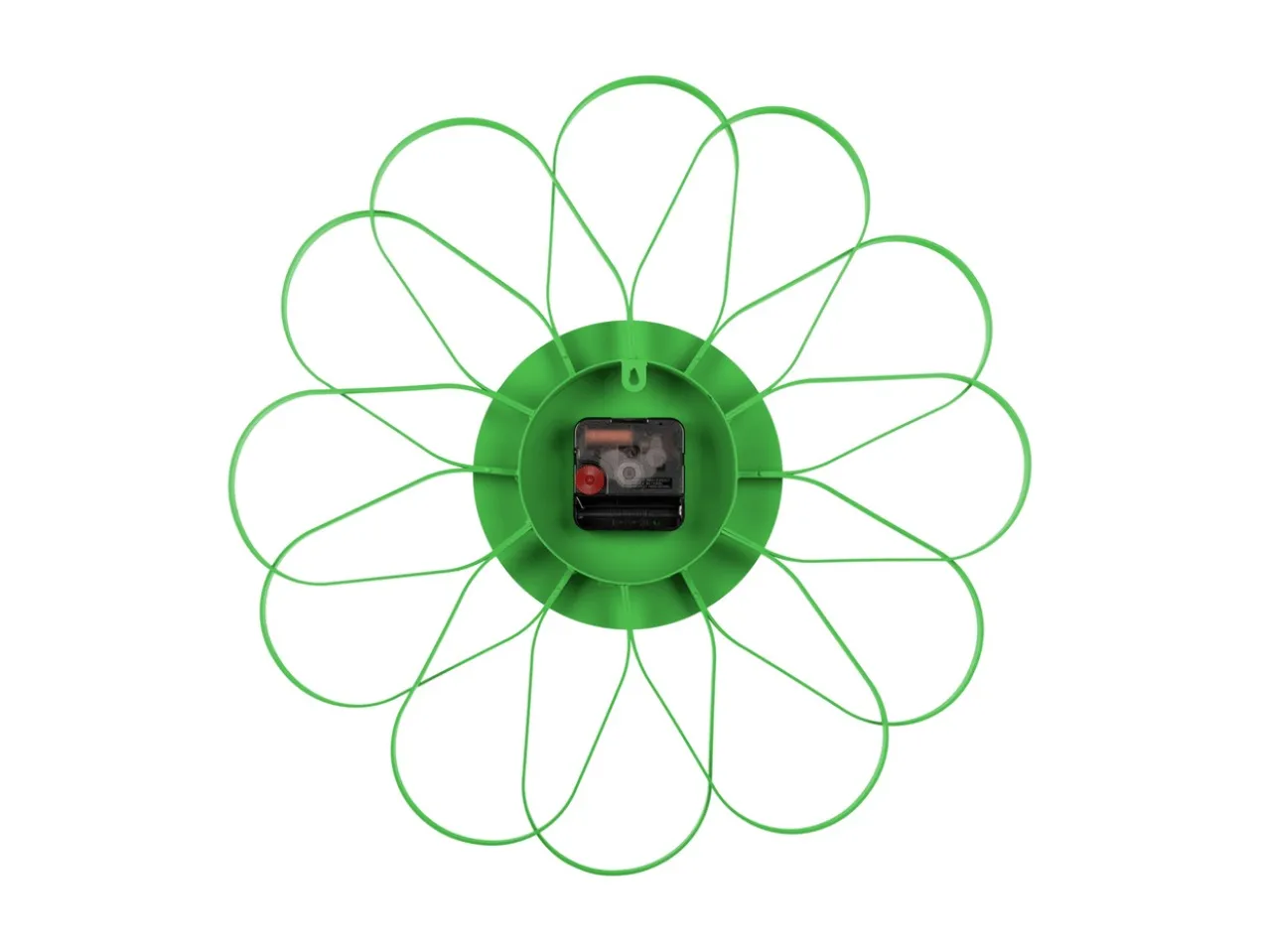 Wall clock Arkis iron bright green