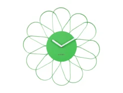 Wall clock Arkis iron bright green