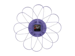Wall clock Arkis iron bright purple