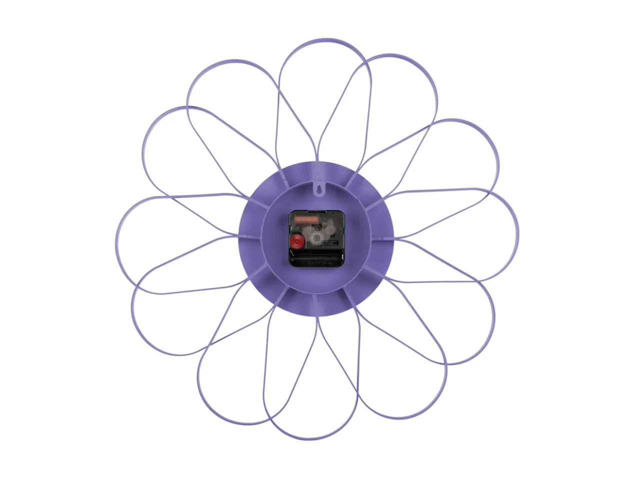 Wall clock Arkis iron bright purple
