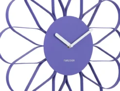 Wall clock Arkis iron bright purple