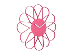 Wall clock Arkis iron bright pink