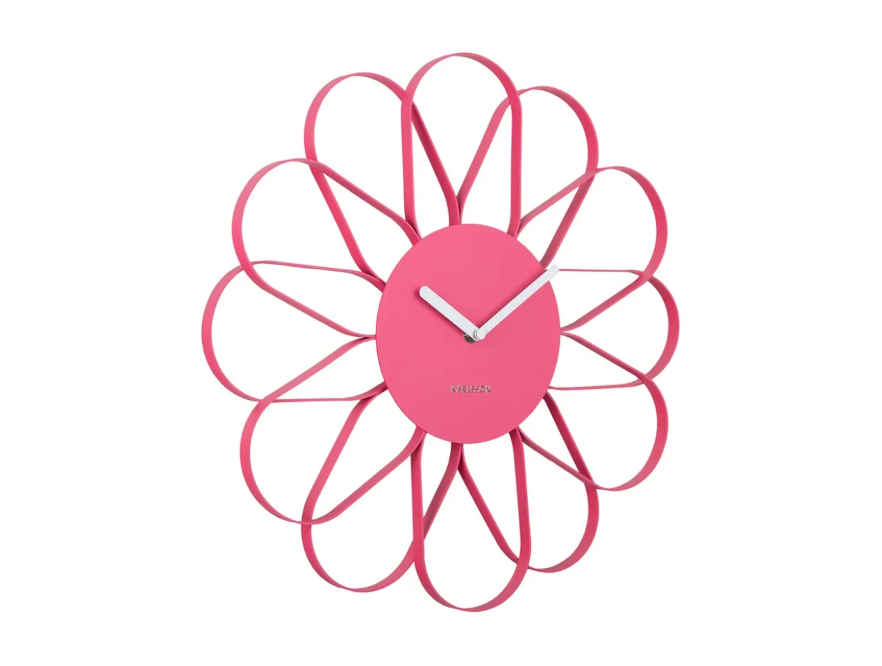 Wall clock Arkis iron bright pink