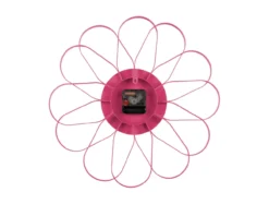 Wall clock Arkis iron bright pink