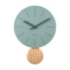 Wall clock Arlo pendulum matt jungle green