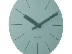 Wall clock Arlo pendulum matt jungle green