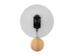 Wall clock Arlo pendulum matt white