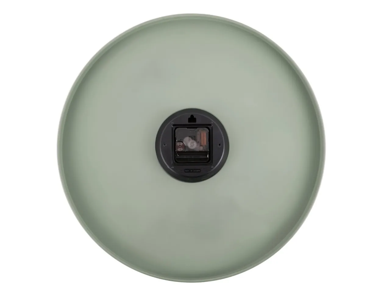 Wall clock Charm jungle green with gold battons