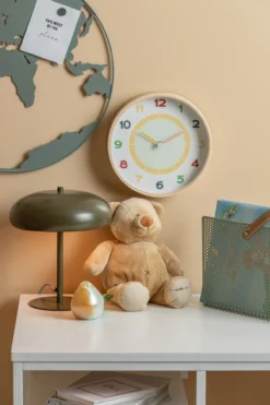 Wall clock Chica wood multi colour