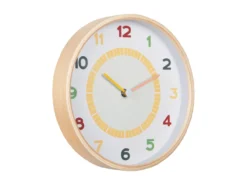 Wall clock Chico wood multi colour
