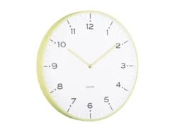 Wall clock Circus Rings matcha green