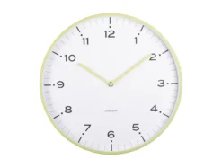 Wall clock Circus Rings matcha green