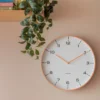 Wall clock Circus Rings peach orange