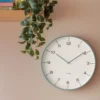 Wall clock Circus Rings turquoise blue