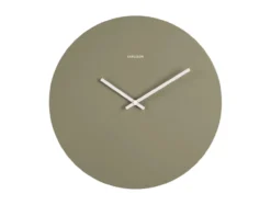 Wall clock Colour Splash brown