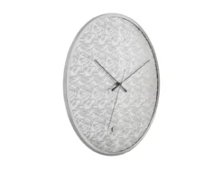 Wall clock Disco silver