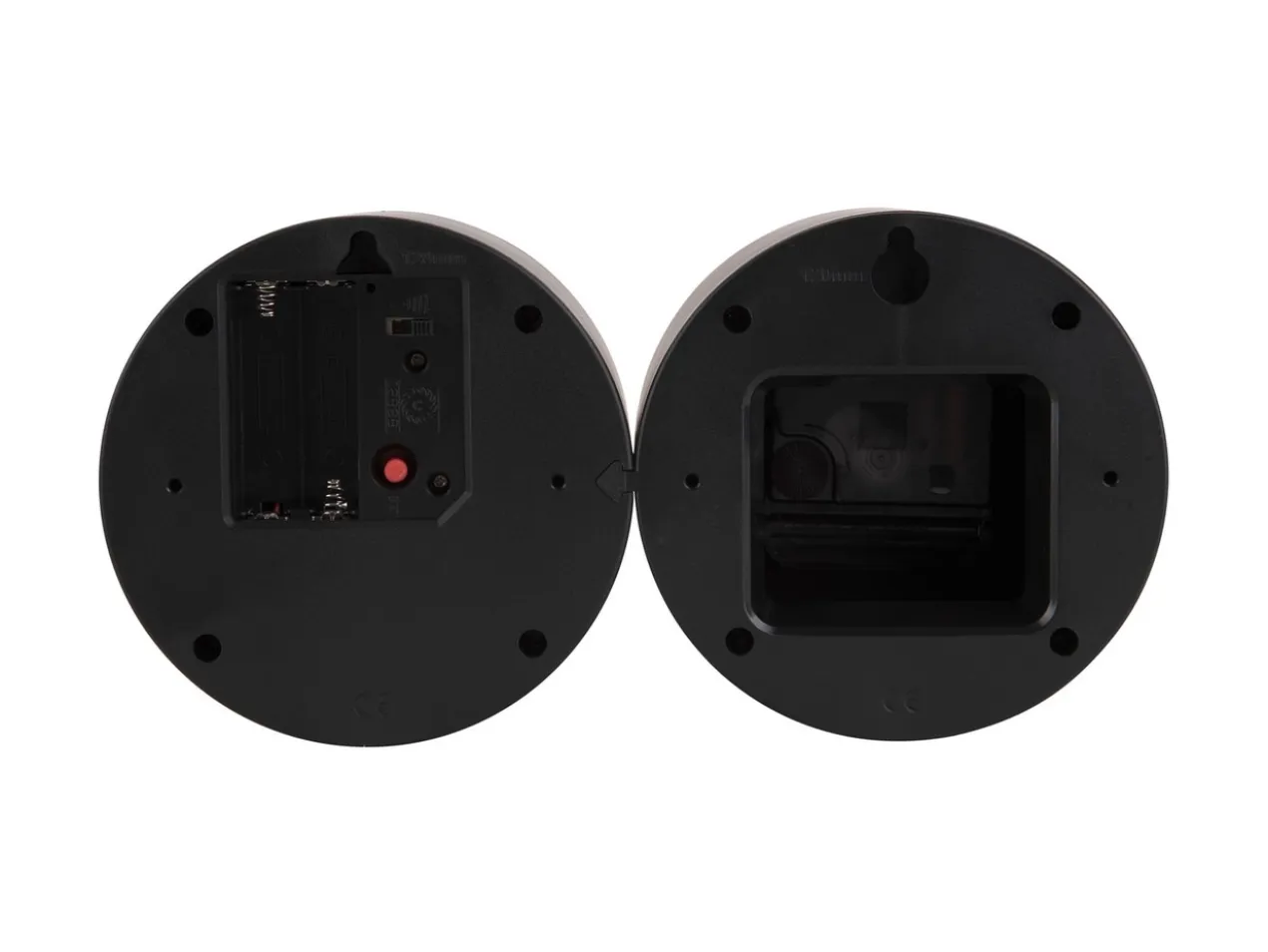 Wall clock Duo Cuckoo matt mouse grey