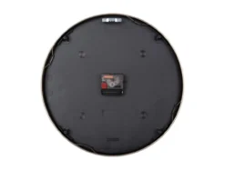 Wall clock Elevated Glam metallic black