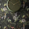 Wall clock Globe moss green, Des. Armando Breeveld