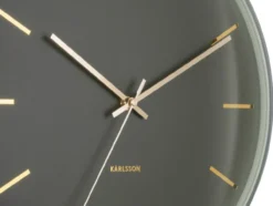Wall clock Globe moss green, Des. Armando Breeveld