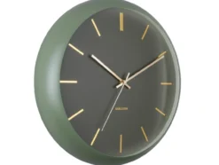 Wall clock Globe moss green, Des. Armando Breeveld