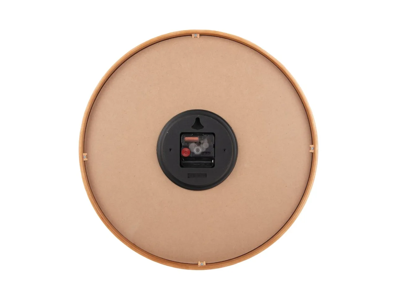 Wall clock Gracil wood blush red