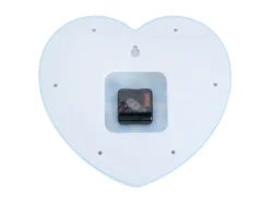 Wall clock Heart Candy soft blue