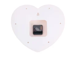 Wall clock Heart Candy soft pink