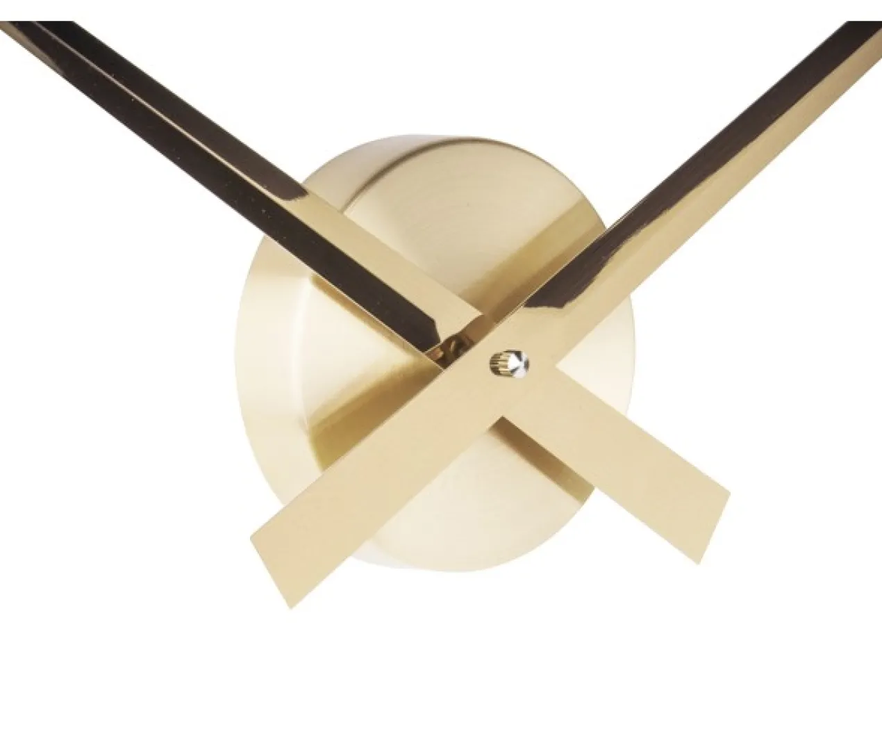 Wall clock Little Big Time alu gold plated