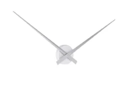 Wall clock Little Big Time alu silver
