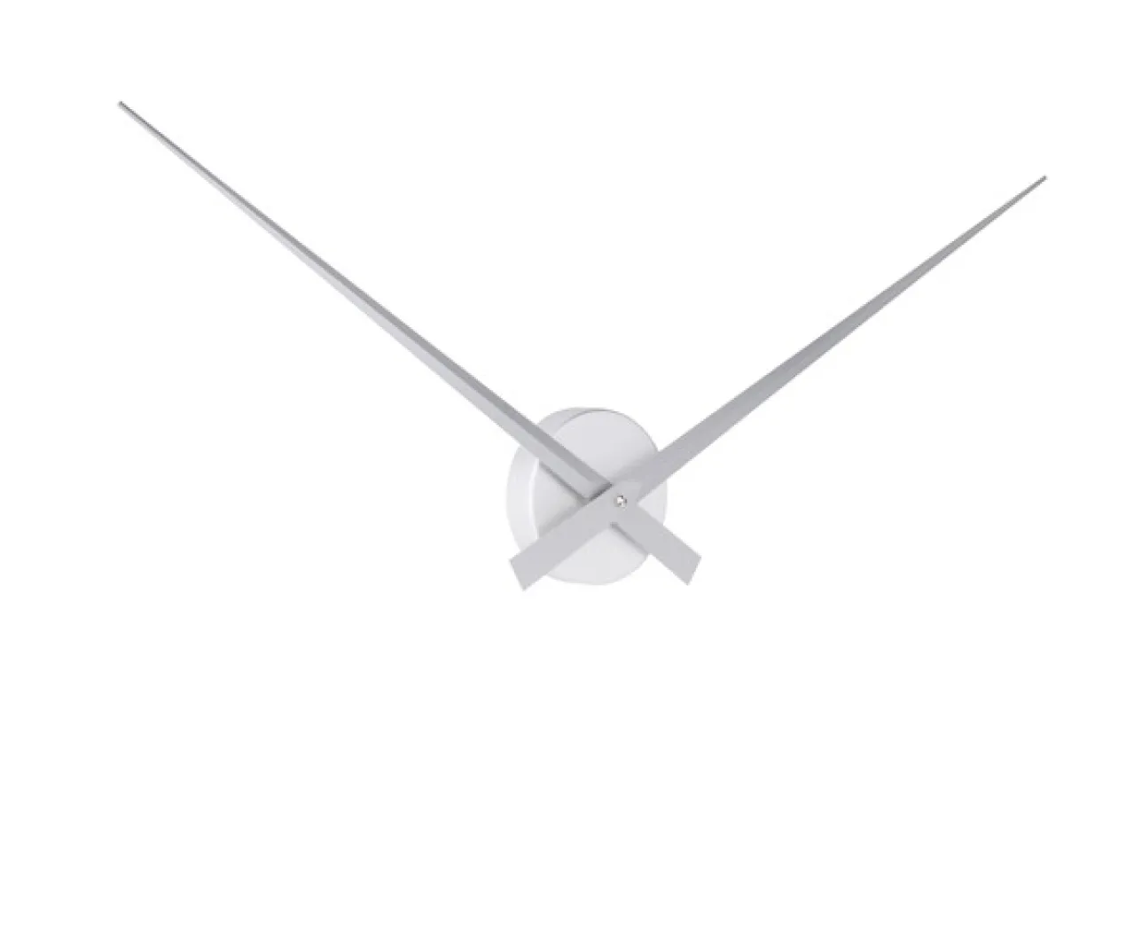 Wall clock Little Big Time alu silver