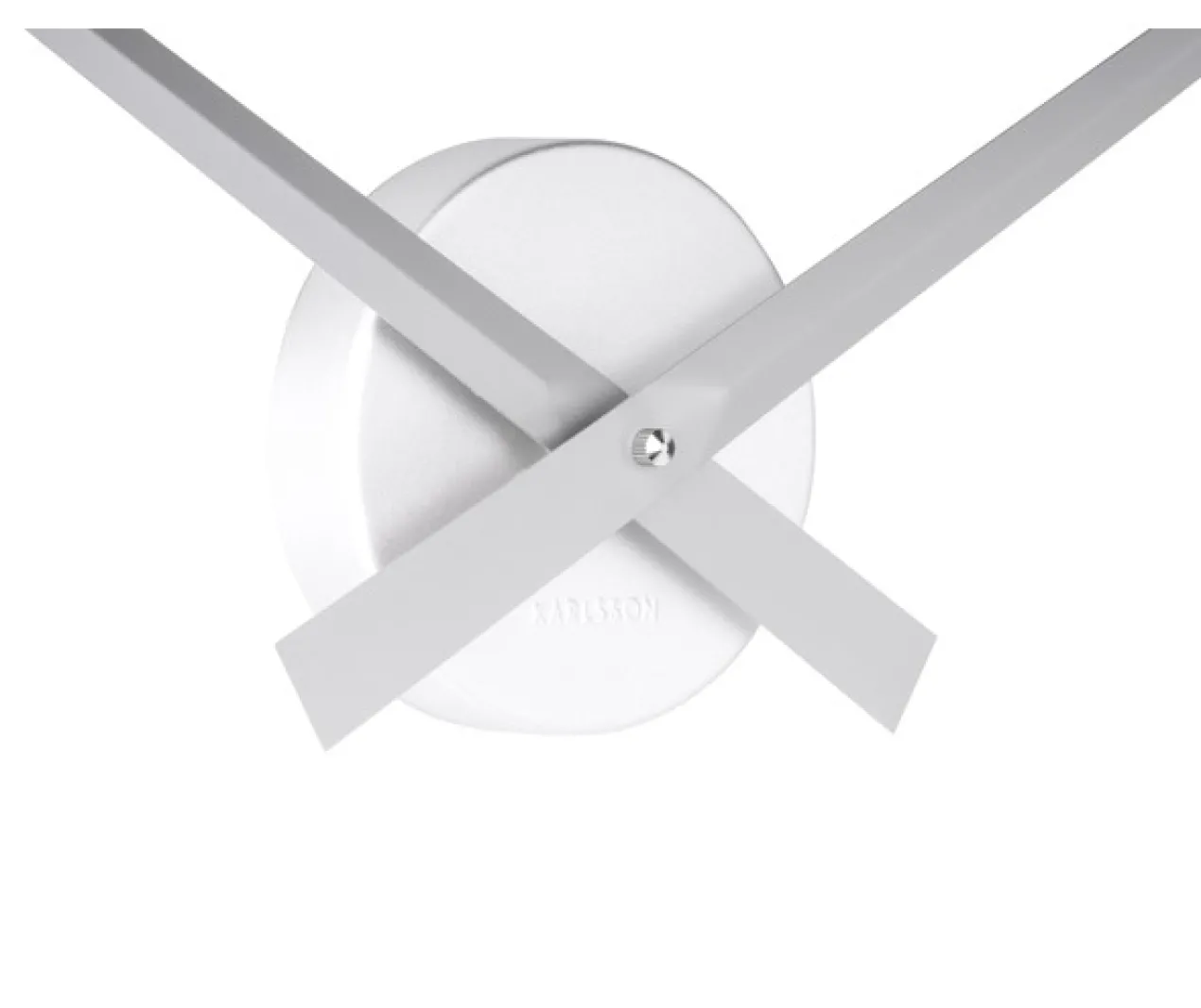 Wall clock Little Big Time alu silver