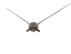 Wall clock Little Big Time metallic dark grey