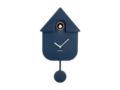 Wall clock Modern Cuckoo ABS dark blue