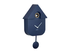 Wall clock Modern Cuckoo ABS dark blue