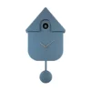 Wall clock Modern Cuckoo ABS metallic dark blue