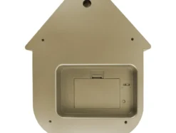Wall clock Modern Cuckoo ABS metallic gold