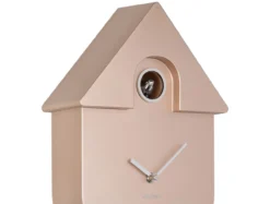 Wall clock Modern Cuckoo ABS metallic rose gold