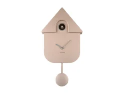 Wall clock Modern Cuckoo ABS metallic rose gold